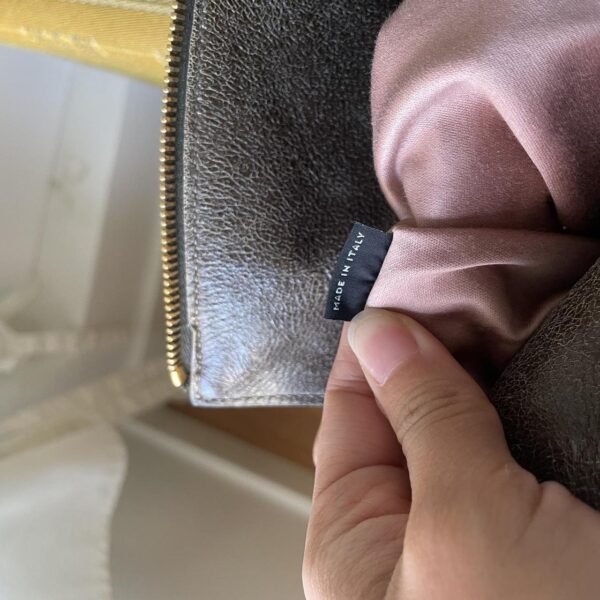 PreOwned Vintage Dark Brown Leather Miu Miu Vitello Lux Bag