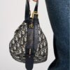 Authentic Dior Large D-Journey Bag – Blue Dior Oblique Jacquard