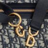 Authentic Dior Large D-Journey Bag – Blue Dior Oblique Jacquard
