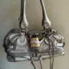 Authentic silver Chloe paddington bag