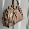 PreOwned Miu Miu Vitello Beige Leather Handbag