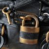 PreOwned Vintage Classic Regular Size Black Leather Chloé Paddington Bag with Brass-toned Hardware