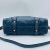 Authentic PreOwned miu miu Vitello Lux Ribbon 2way Bag Navy