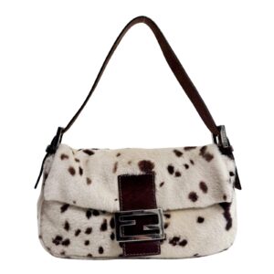 Authentic Fendi Baguette Pony Hair Shoulder Bag Pre-Owned - Luxury Pre-Owned Designer Bag
