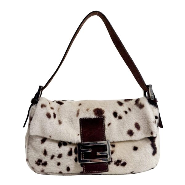 Authentic Fendi Baguette Pony Hair Shoulder Bag Pre-Owned - Luxury Pre-Owned Designer Bag