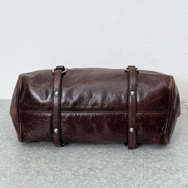 Authentic PreOwned miu miu vitello lux side ribbon bag y2k Dark brown