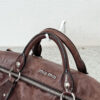 Authentic PreOwned miu miu vitello lux side ribbon bag y2k Dark brown