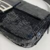 Authentic Fendi Black Sequin Baguette Shoulder Bag Pre-Owned - Luxury Pre-Owned Designer Bag