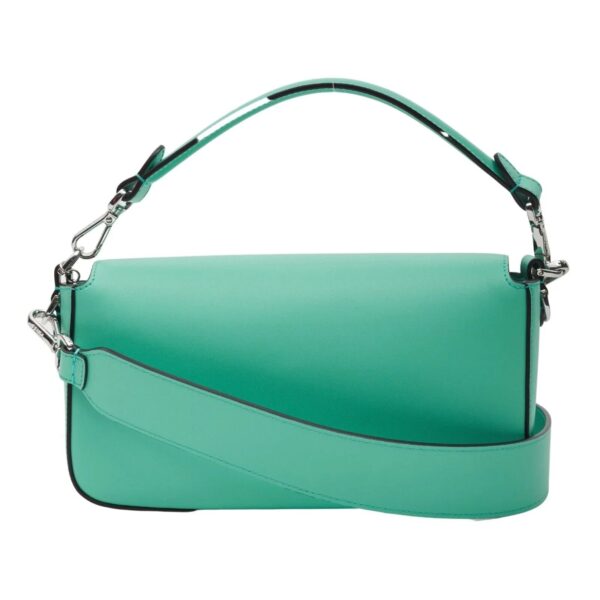 Authentic Fendi X Tiffany & Co. Leather Tiffany Blue & Silver Baguette Bag Med Pre-Owned - Luxury Pre-Owned Designer Bag