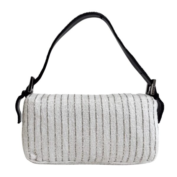 Authentic Fendi Baguette Beads Embroidery Shouleder Bag Pre-Owned - Luxury Pre-Owned Designer Bag