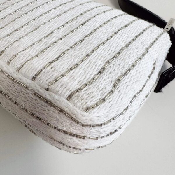 Authentic Fendi Baguette Beads Embroidery Shouleder Bag Pre-Owned - Luxury Pre-Owned Designer Bag