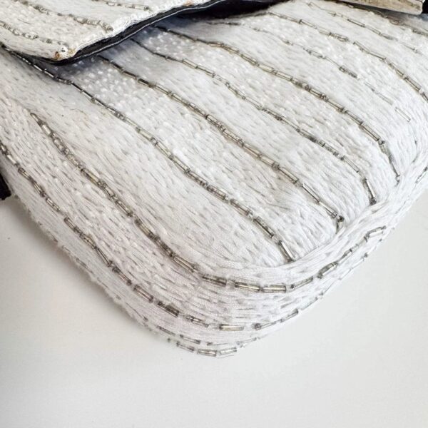 Authentic Fendi Baguette Beads Embroidery Shouleder Bag Pre-Owned - Luxury Pre-Owned Designer Bag